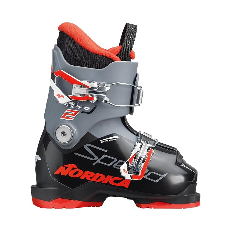 Nordica Speedmachine J2 Kid's Alpine Ski Boots (Black